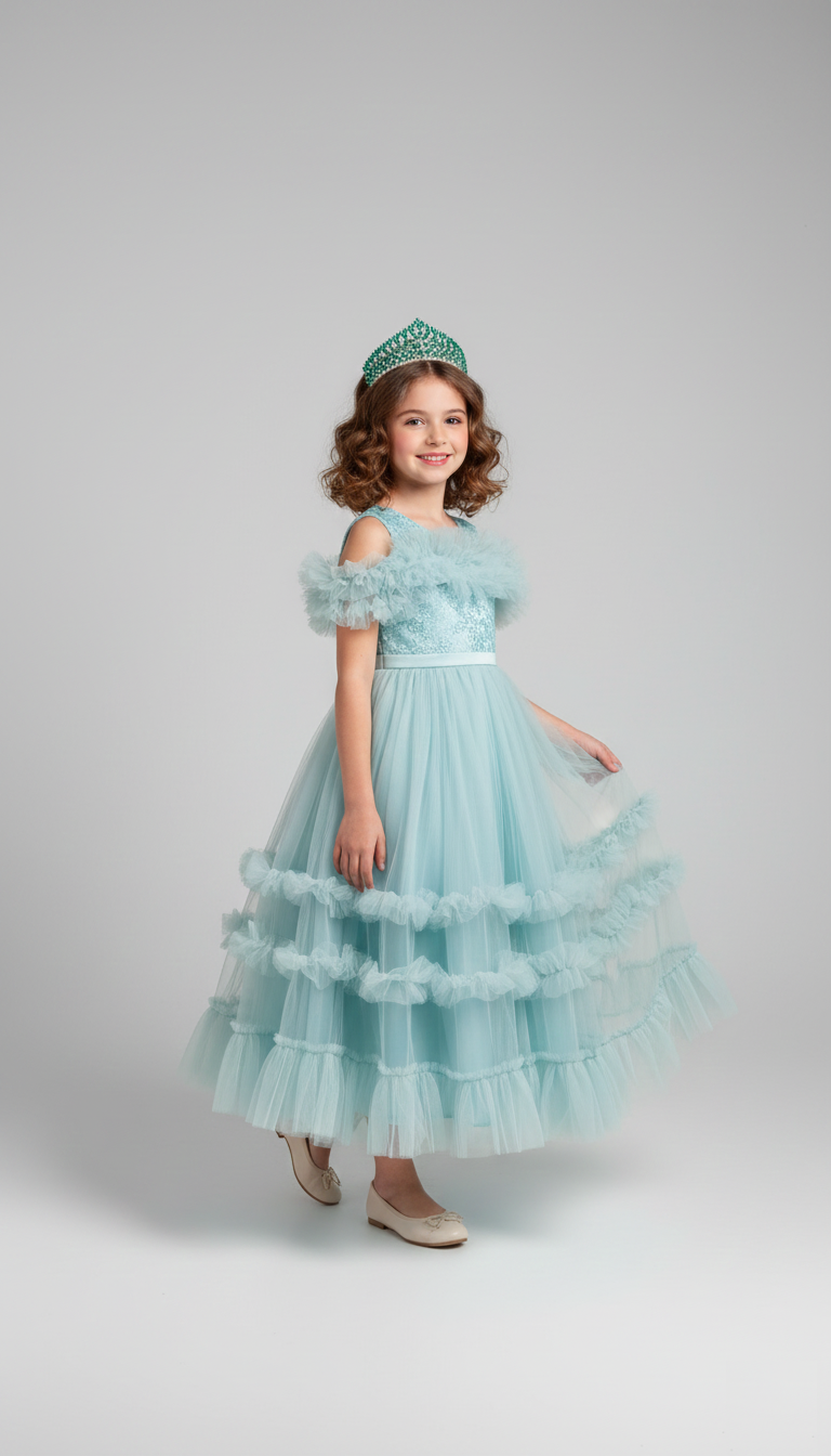 Emerald Green & Silver Majesty Tiara | Trendy Angels Boutique