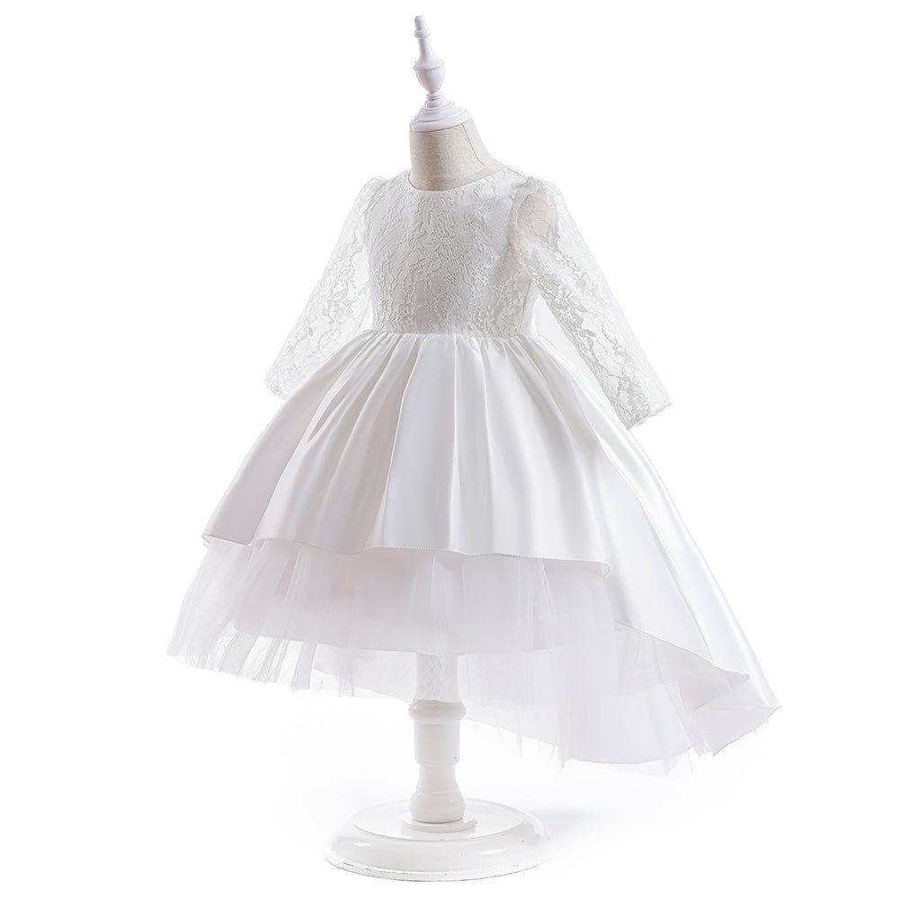 Elegant Long Sleeve Princess Lace Ball Gown – Perfect for Prom, Parties, and Special Occasions