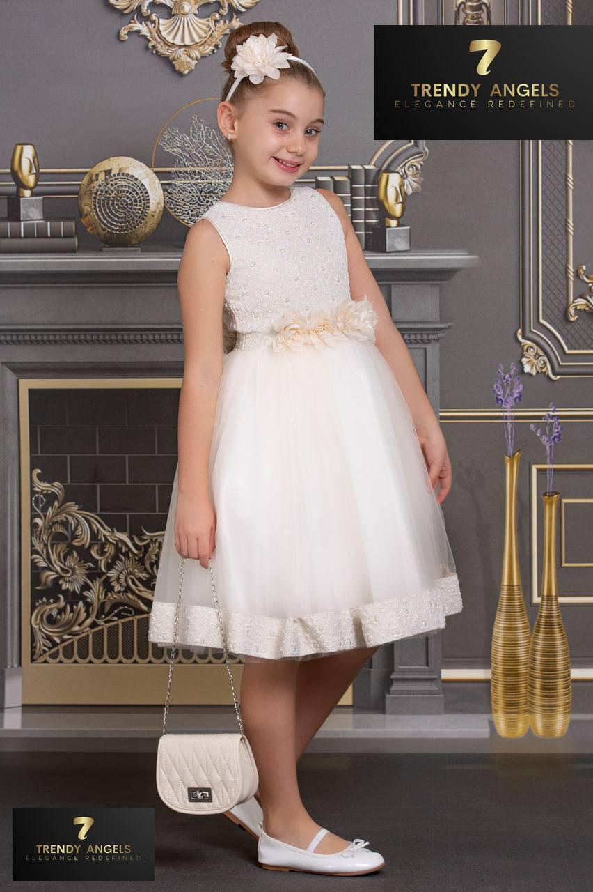 Summer Children's princess performance girl party dress.
