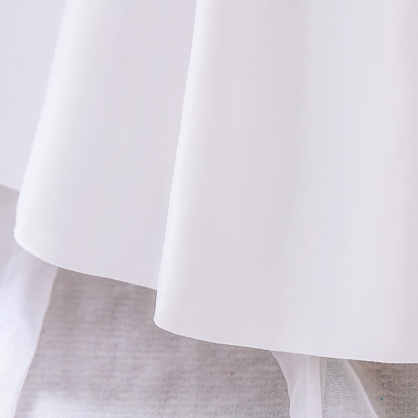 White Child Bridesmaid Princess Dress Ball Gown Bow Girls Dresses for Kids Party Wedding & Communion