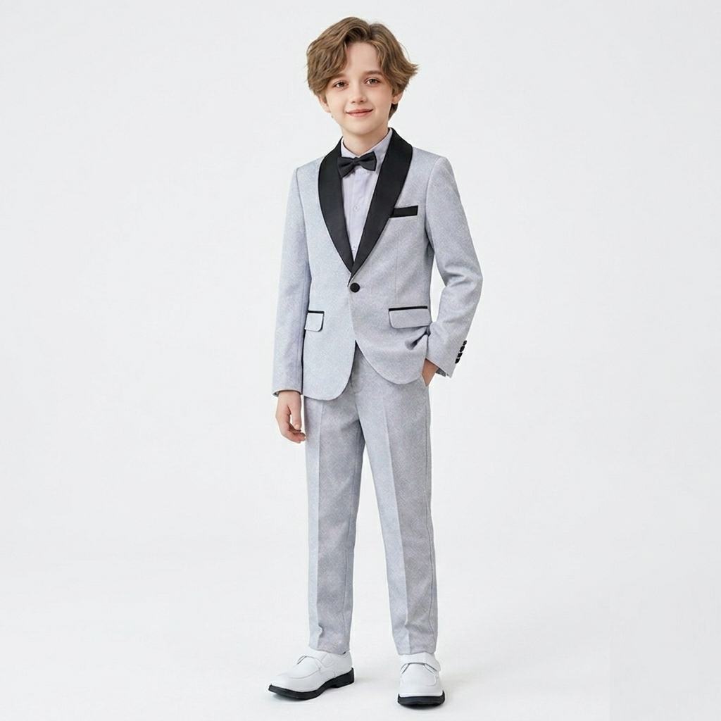 Spectacular Boys Silver Glitter Velvet 2-Piece Suit – Premier Boys Suits in Melbourne