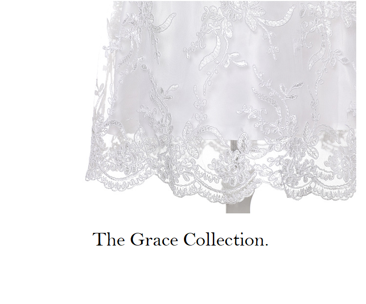 Heaven Sent Baby Girl Baptism Dress with Lace Bonnet - White Christening Gown