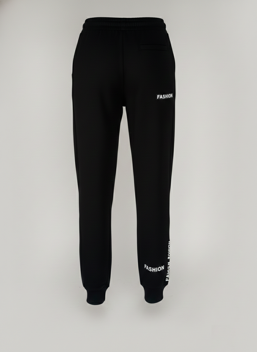 Girls Pink & Black Tracksuit Set - Kids Athleisure Joggers & Sweatshirt